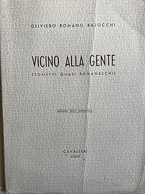 Vicino alla gente (Sonetti quasi romaneschi).