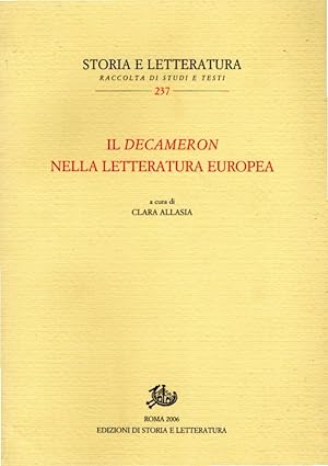 Il Decameron nella letteratura europea : atti del Convegno organizzato dall'Accademia delle scien...