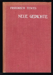 Imagen del vendedor de Neue Gedichte. - a la venta por Libresso Antiquariat, Jens Hagedorn