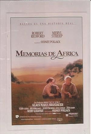 Seller image for POSTAL A0842: Memorias de Africa for sale by EL BOLETIN