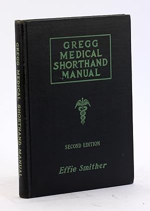 Seller image for GREGG MEDICAL SHORTHAND MANUAL for sale by Arches Bookhouse