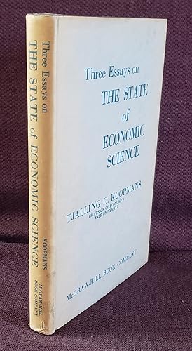 Image du vendeur pour Three Essays on the State of Economic Science. mis en vente par Ted Kottler, Bookseller