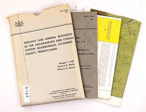 Seller image for Geology and Mineral Resources of the Salladsburg and Cogan Station Quadrangles, Lycoming County, Pennsylvania for sale by Firefly Bookstore