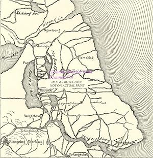 Channels and Breakwaters between the Hoang-Ho and Yangtze Rivers according to Li Fong Pao,Antique...