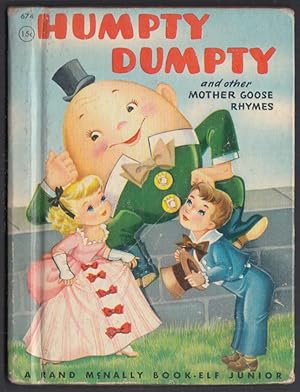 Seller image for Mary Jane Chase illus: Humpty Dumpty & Other Mother Goose Rhymes 1956 ed for sale by The Jumping Frog