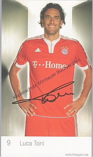 Image du vendeur pour Autogrammkarte Luca Toni Bayern Mnchen mis en vente par Antiquariat im Kaiserviertel | Wimbauer Buchversand
