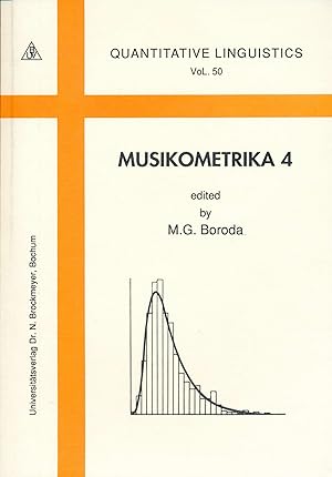 Bild des Verkufers fr Musikometrika (Quantitative Linguistics). zum Verkauf von Antiquariat Bernhardt
