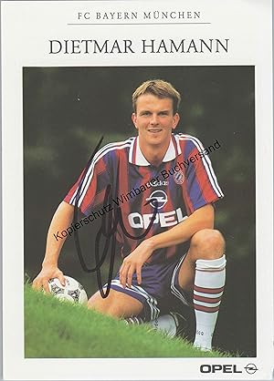 Immagine del venditore per Original Autogramm Dietmar Hamann Bayern Mnchen /// Autogramm Autograph signiert signed signee venduto da Antiquariat im Kaiserviertel | Wimbauer Buchversand