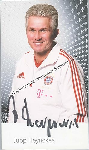 Imagen del vendedor de Original Autogramm Jupp Heynckes Bayern Mnchen /// Autogramm Autograph signiert signed signee a la venta por Antiquariat im Kaiserviertel | Wimbauer Buchversand