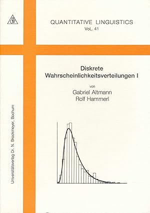 Bild des Verkufers fr Diskrete Wahrscheinlichkeitsverteilungen I (Quantitative Linguistics). zum Verkauf von Antiquariat Bernhardt