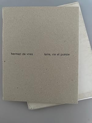 Herman de Vries: Terre, vie et poesie [artist book].