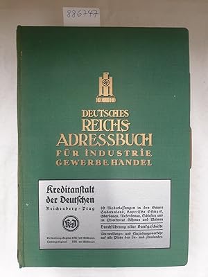 Bild des Verkufers fr Deutsches Reichs-Adressbuch fr Industrie, Gewerbe, Handel : 1942 : Adressen V : Vorarlberg : Tirol : Salzburg : Ober- u. Niederdonau : Steiermark : Krnten : Wien : Sudetenland : zum Verkauf von Versand-Antiquariat Konrad von Agris e.K.