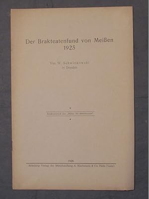 Der Brakteatenfund von Meißen 1925.