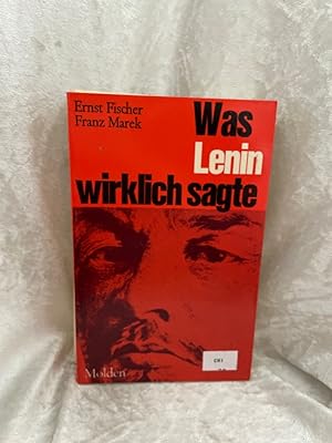 Bild des Verkufers fr Was Lenin wirklich sagte zum Verkauf von Antiquariat Jochen Mohr -Books and Mohr-