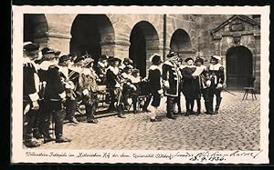 Bild des Verkufers fr Ansichtskarte Altdorf, Wallenstein-Festspieleim Historischen Hof zum Verkauf von Bartko-Reher