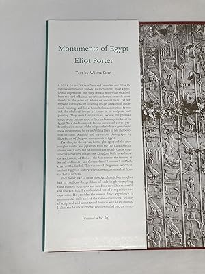 Bild des Verkufers fr Monuments of Egypt zum Verkauf von Southampton Books