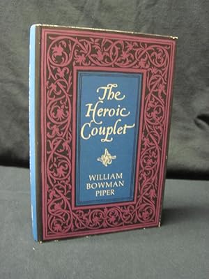 Seller image for The Heroic Couplet for sale by Southampton Books