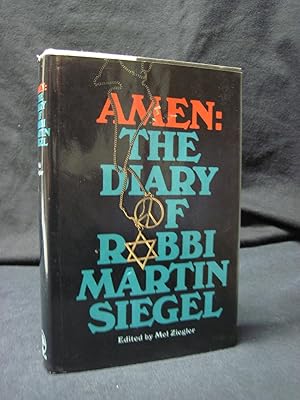 Seller image for Amen: The Diary of Rabbi Martin Siegel for sale by Southampton Books