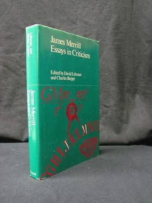 Seller image for James Merrill: Essays in Criticism for sale by Southampton Books