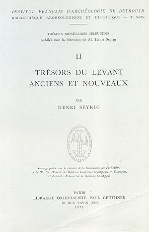 Imagen del vendedor de Tresors du Levant Anciens et Nouveaux. a la venta por Kutub Ltd