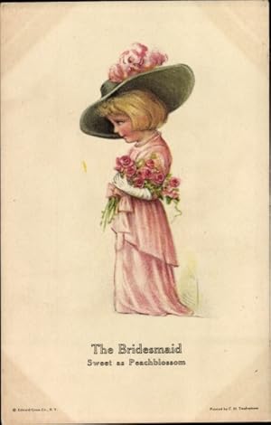 Immagine del venditore per Ansichtskarte / Postkarte The Bridesmaid, Sweet as Peachblossom venduto da akpool GmbH