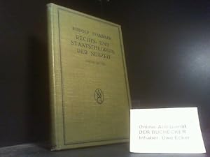 Rechts- und Staatstheorien der Neuzeit : Leitsätze zu Vorlesgn.