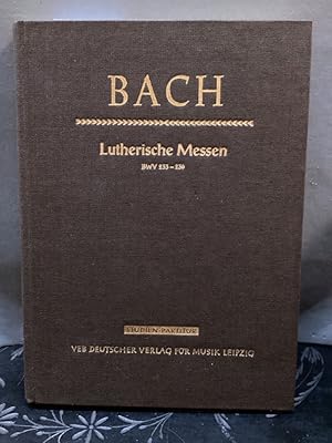 Immagine del venditore per Lutherische Messen - Johann Sebastian Bach. Missa A-Dur, BWV 234 / Missa G-Dur, BWV 236 / Missa g-Moll, BWV 235 / Missa F-Dur, BWV 233. venduto da Kepler-Buchversand Huong Bach