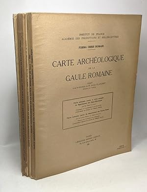 Carte archéologique de la Gaule Romaine 5 fascicules (voir description complète) --- Institut de ...