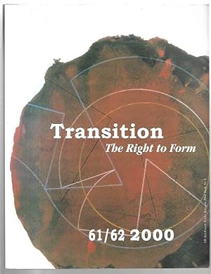 Imagen del vendedor de Transition: The Right to Form. 61/62 2000. a la venta por City Basement Books