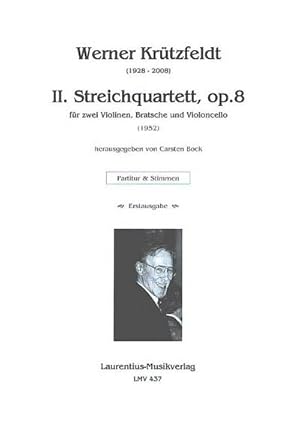 Immagine del venditore per 2. Streichquartett op.8 (1952)fr 2 Violinen, Bratsche und Violoncello : Partitur und Stimmen venduto da AHA-BUCH GmbH
