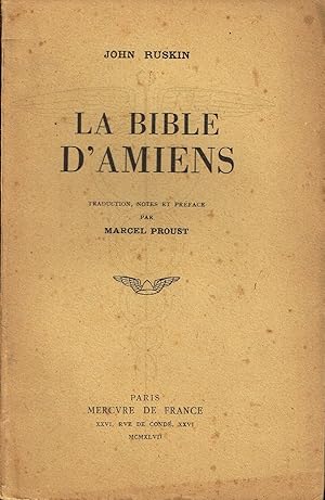 Imagen del vendedor de La Bible d'Amiens a la venta por La Fontaine d'Arthuse