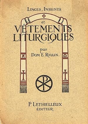Bild des Verkufers fr Linges, Insignes et Vtements liturgiques zum Verkauf von La Fontaine d'Arthuse