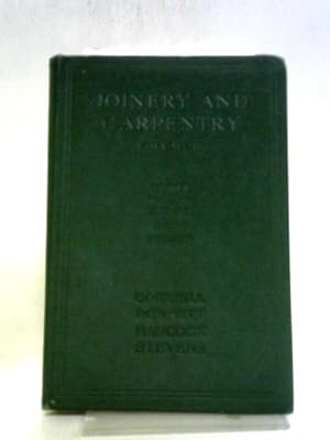 Seller image for Joinery and Carpentry Volume III for sale by World of Rare Books