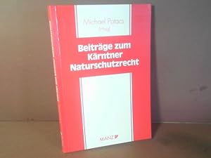 Seller image for Beitrge zum Krntner Naturschutzrecht. for sale by Antiquariat Deinbacher