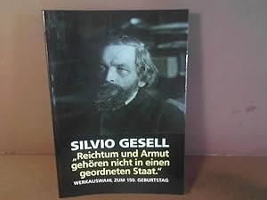 Bild des Verkufers fr Reichtum und Armut gehren nicht in einen geordneten Staat. Werkauswahl zum 150. Geburtstag. zum Verkauf von Antiquariat Deinbacher