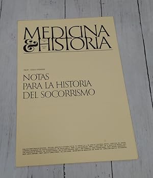 Imagen del vendedor de Medicina e Historia XXXVI, septiembre 1967, Notas para la historia del socorrismo a la venta por Librera Dilogo