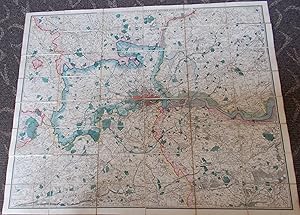 A New Map of The Country Twenty-Five Miles Round London