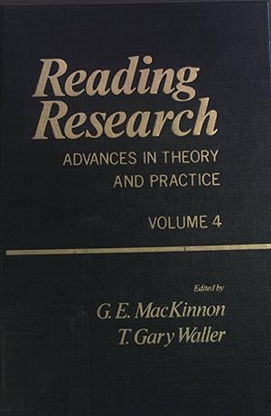 Bild des Verkufers fr Reading Research: Advances in Theory and Practice, vol. 4. zum Verkauf von books4less (Versandantiquariat Petra Gros GmbH & Co. KG)