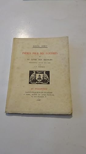 Seller image for POEMES POUR DES FANTOMES OU LE LIVRE DES RETOURS for sale by LIBRAIRIE PHILIPPE  BERTRANDY