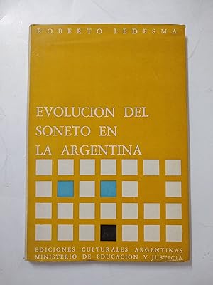 Seller image for Evolucion del soneto en la Argentina for sale by Libros nicos