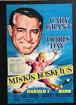 Doris Day in THAT TOUCH OF MINK, A First Screening Movie Poster (1962) with Original Autographed ...
