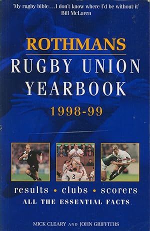 Immagine del venditore per ROTHMANS RUGBY YEARBOOK 1998-99 venduto da Sportspages