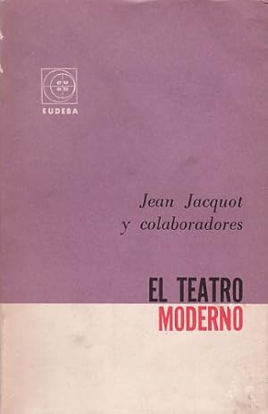 Bild des Verkufers fr El Teatro Moderno Hombres y Tendencias ( Conferencias De Arr?s, Del 20 al 24 De Junio De 1957 ) zum Verkauf von Redux Books