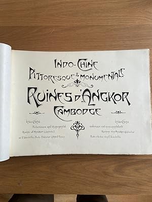 Ruines dAngkor, Cambodge. Préface de M. Etienne Aymonier. Textes par Louis Finot, Ancien Directe...