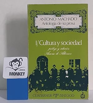 Seller image for Cultura y sociedad. Antologa de su prosa I for sale by MONKEY LIBROS