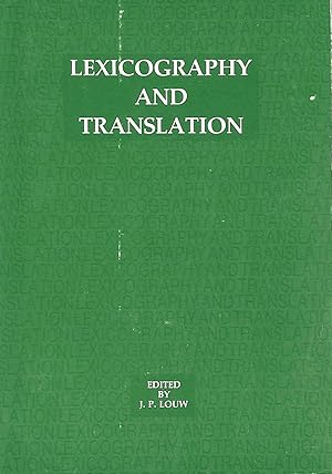 Seller image for Lexicography and Translation: With Special Reference to Bible Translation for sale by M Godding Books Ltd