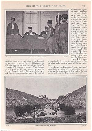 Image du vendeur pour Life in the Congo Free State Government : experiences among the dwarfs & cannibals of the Central African country. A compete 3 part uncommon original article from the Wide World Magazine 1902. mis en vente par Cosmo Books