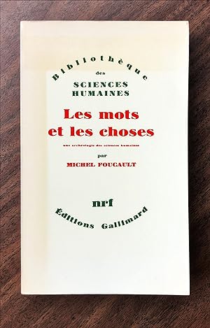 Bild des Verkäufers für Les mots et les choses: une archéologie des sciences humaines zum Verkauf von La Bouquinerie à Dédé