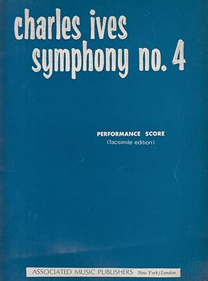 Symphony No.4 - Full Performance Score (Facsimile Edition)