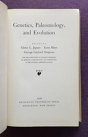 Imagen del vendedor de Genetics, Paleontology, and Evolution. a la venta por Ted Kottler, Bookseller